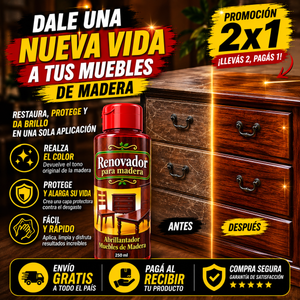 Timber Power Plus® Original renovador de madera Spray OFERTA 2X1